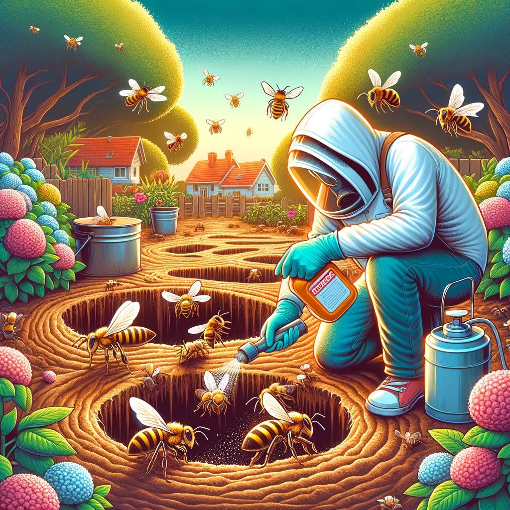 How Do You Get Rid of Ground Bees with a Killer