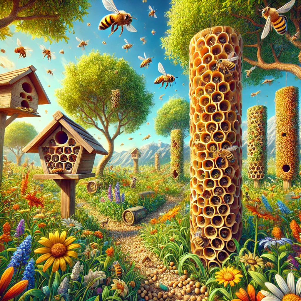 Why Hollow Stems Beat Toxic Mason Bee Houses
