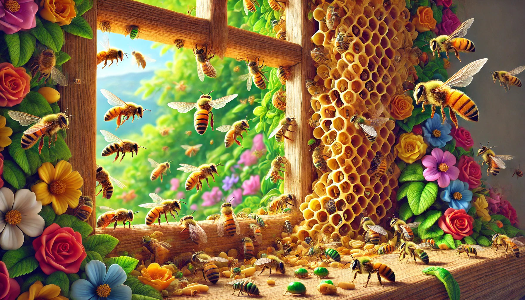 Putting the Squeeze on Mason Bees in Your Window Frame