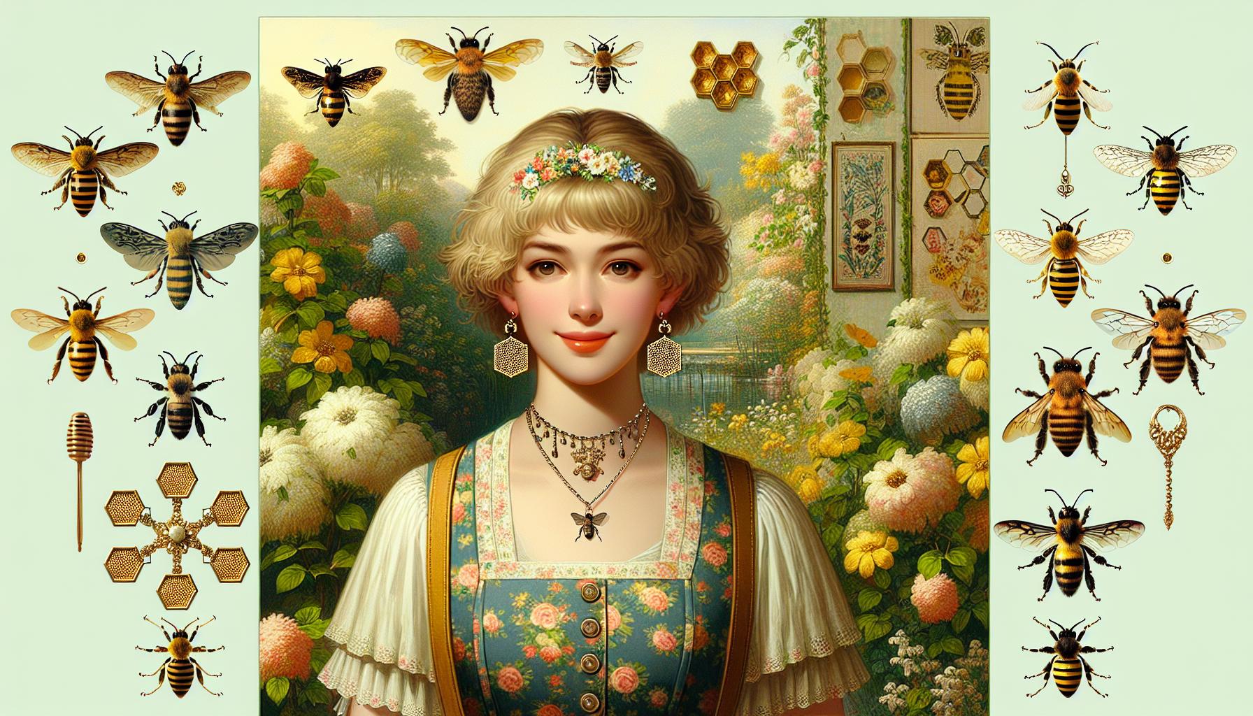 Trendy Bee Accessorized Fashion: Jewelry and Decor for a Buzzing Style