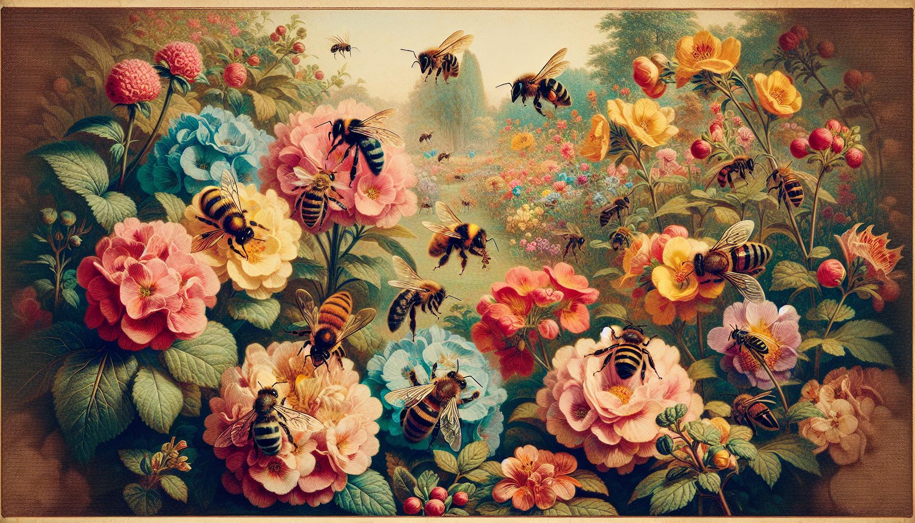 bee and wasp