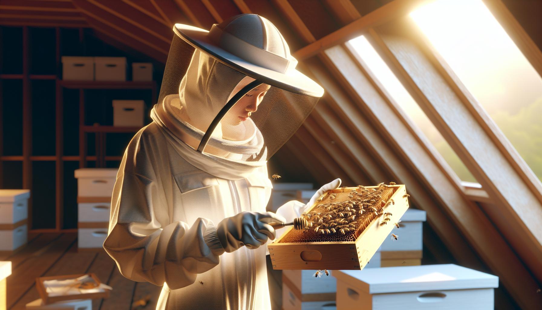 Honey Bee Hive Removal