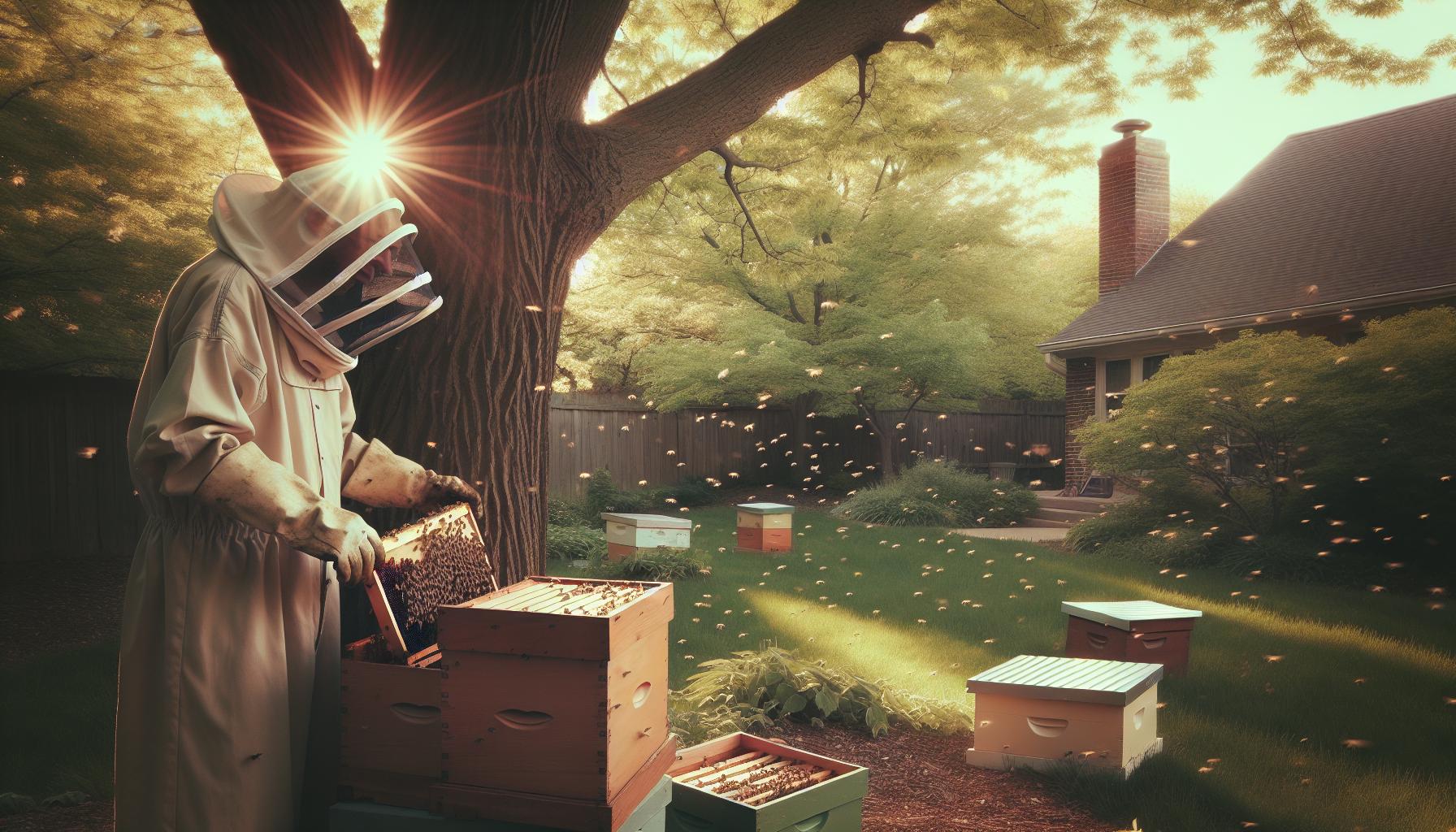 honey bee hive removal