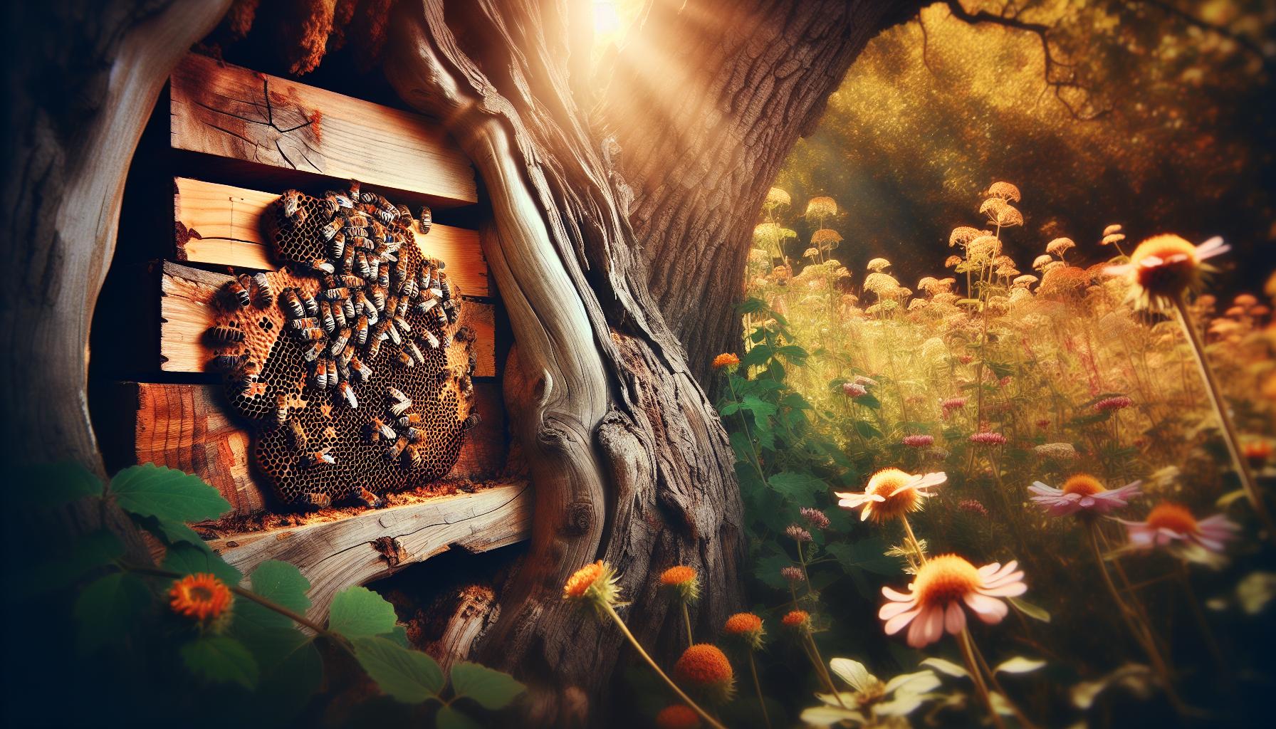 natural bee hives