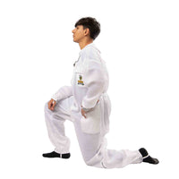 Thumbnail for White Swarm Commander Beekeeper Unisex Suit - Ultra Mesh with removable veil