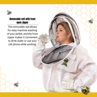 Thumbnail for Swarm Commander Triple Layer Fully Ventilated Bee Jacket - XS to 5XL