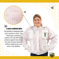 Thumbnail for Swarm Commander Triple Layer Fully Ventilated Bee Jacket - XS to 5XL