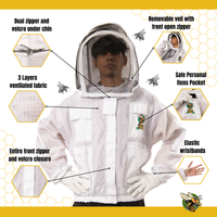 Thumbnail for Swarm Commander Triple Layer Fully Ventilated Bee Jacket - XS to 5XL