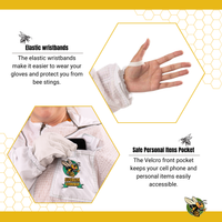 Thumbnail for Swarm Commander Triple Layer Fully Ventilated Bee Jacket - XS to 5XL