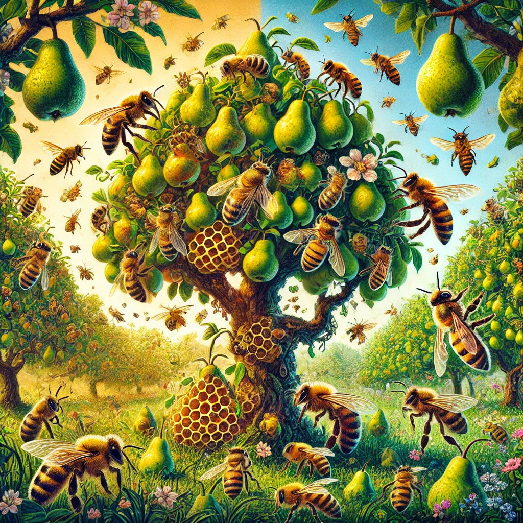 Open Pear Why Open-Air Pear Colonies Can't Survive Bee Swarms on Trees – Swarm ...