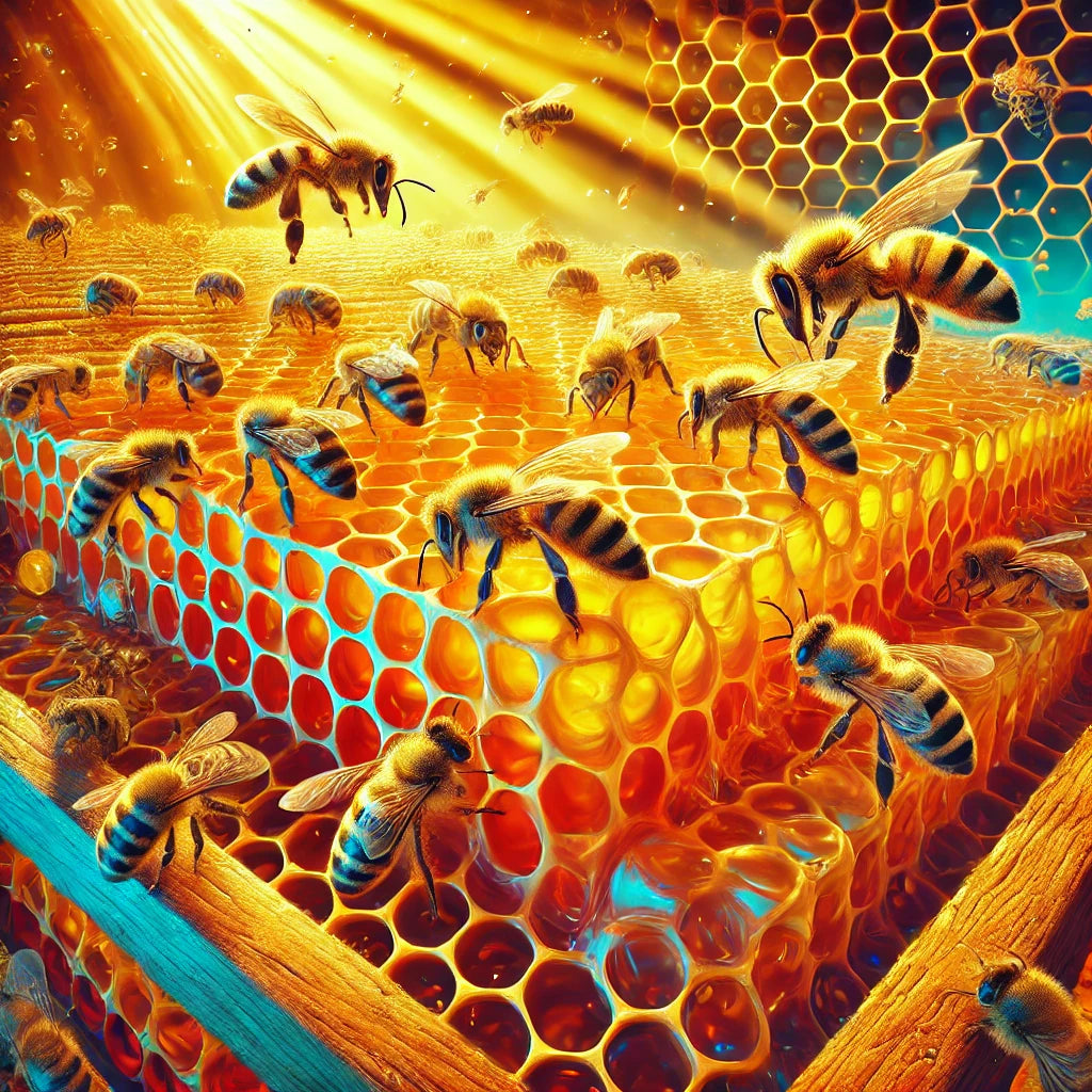 Bee Apical Process Uncapped Honey Fermentation in the Beehive Comb – Swarm Commander