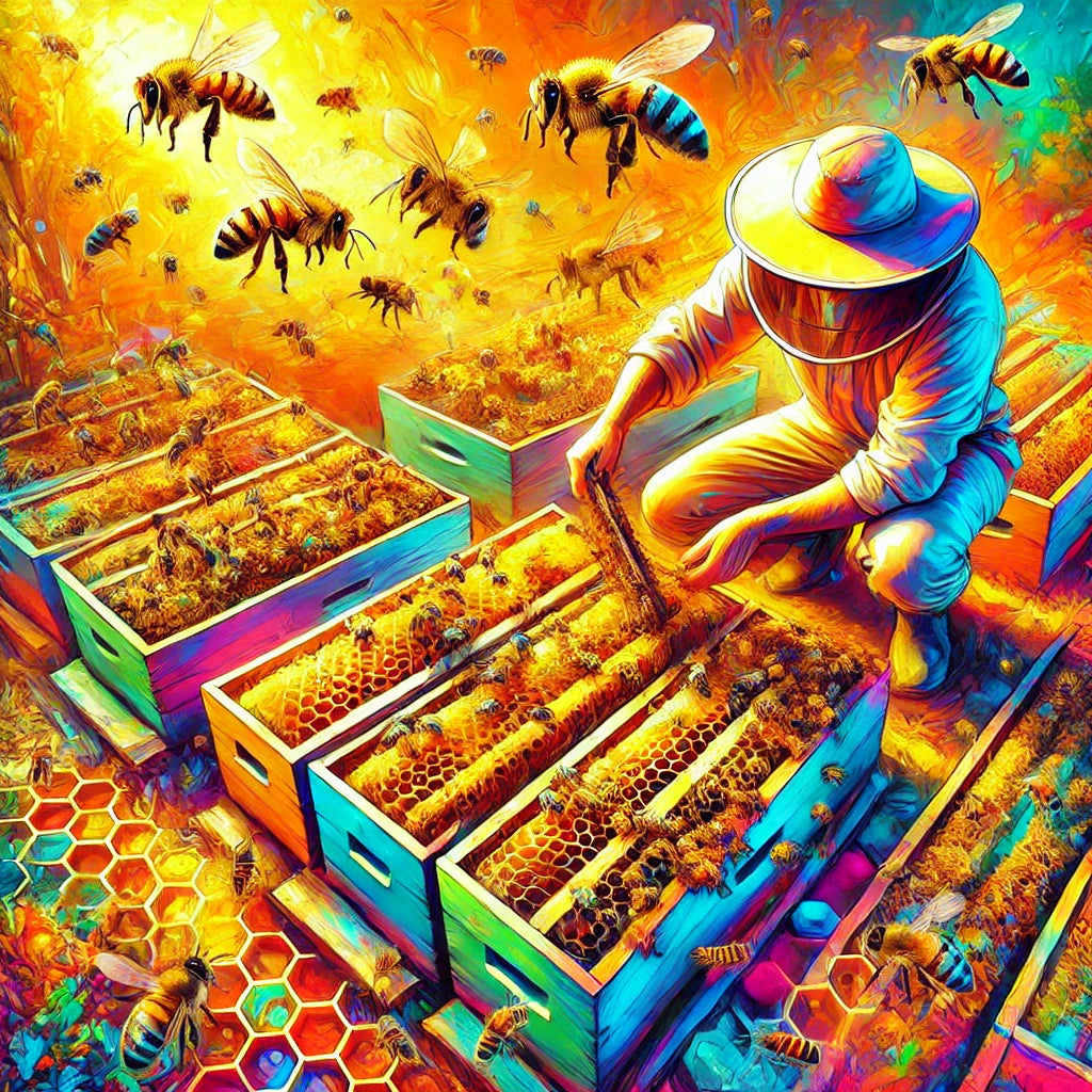 Checkerboarding Bees:  Beekeeper's 2024 Swarm Control