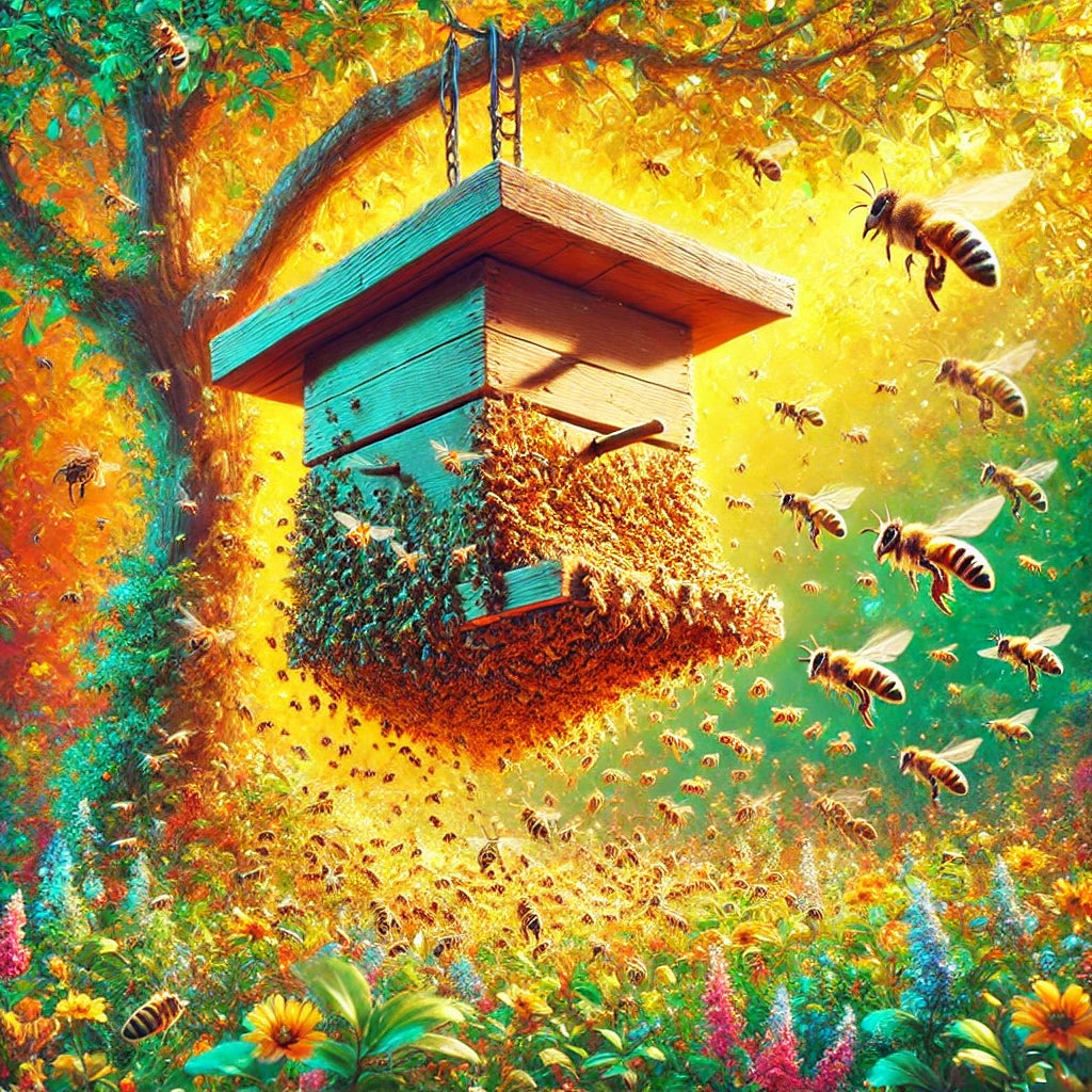 Catching Bees: One Swarm Trap Catches Two Swarms at the Same Time!