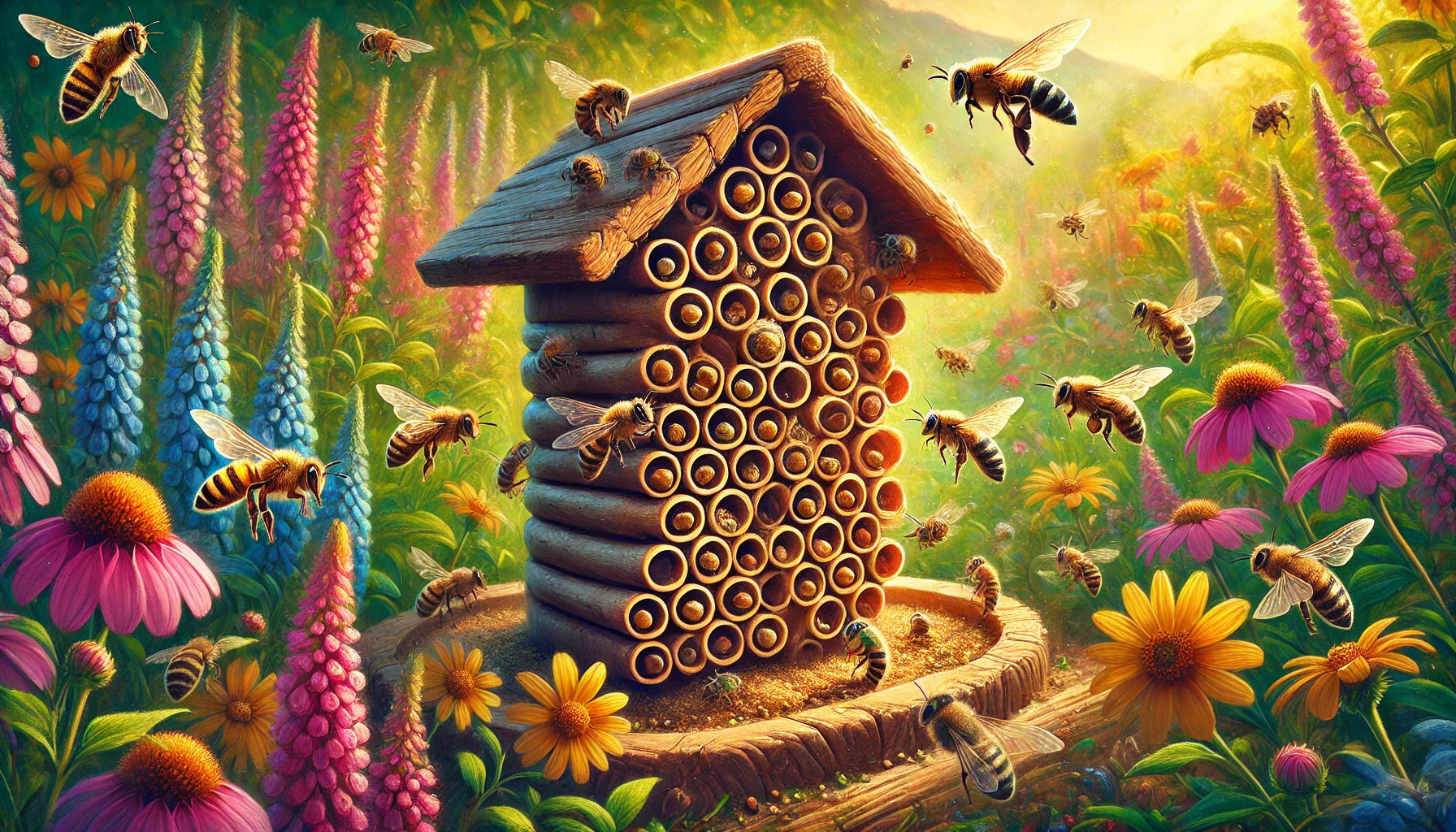 How Mason Bees Fill Mason Bee Condo Nests