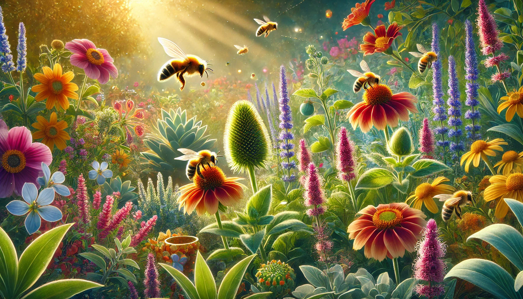 Garden with Mason Bees