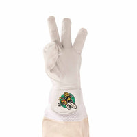 Thumbnail for Swarm Commander Standard Length Goatskin Beekeeping Gloves - Ventilated - Blythewood Bee Company