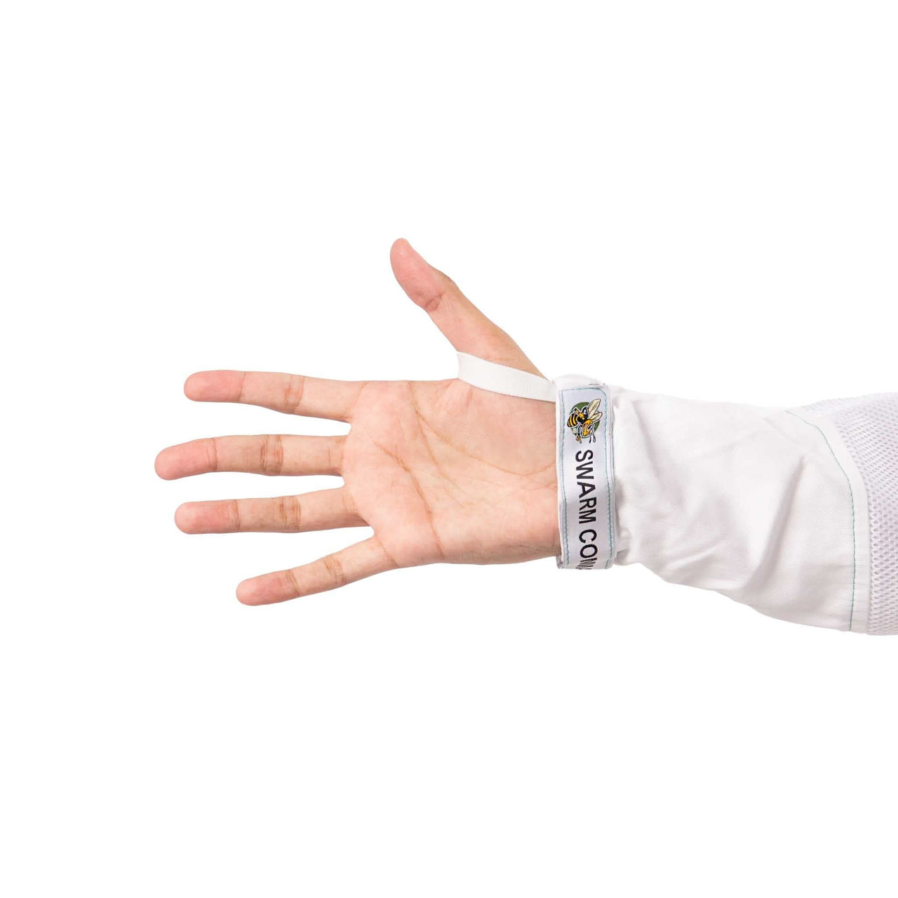 Swarm Commander Ultra-Mesh beekeeping suit ankle and zipper detail