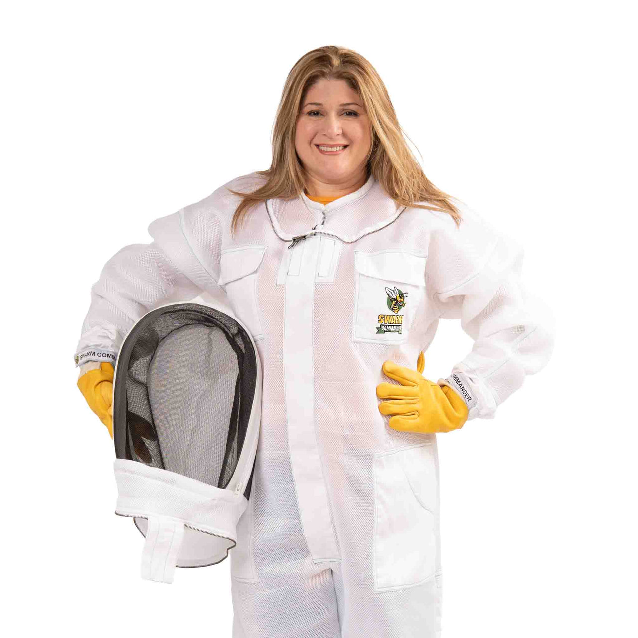 Swarm Commander Ultra-Mesh beekeeping suit back view