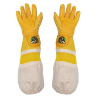 Thumbnail for Swarm Commander extra long vented cowhide beekeeping gloves