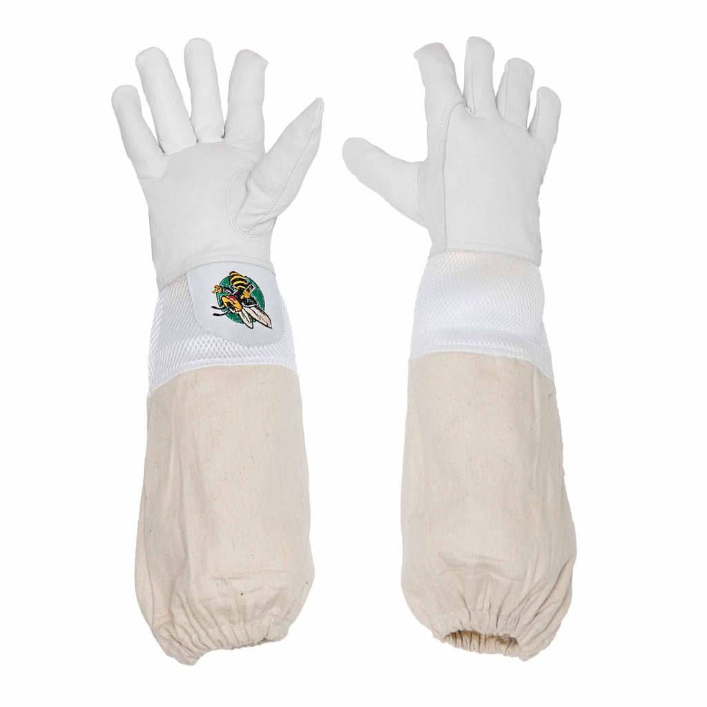 Swarm Commander Standard Length Goatskin Beekeeping Gloves - Ventilated - Blythewood Bee Company
